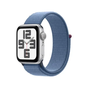 AppleWatch SE Aluminium Cellular 44mm Silber (Sport Loop winterblau) - 2023