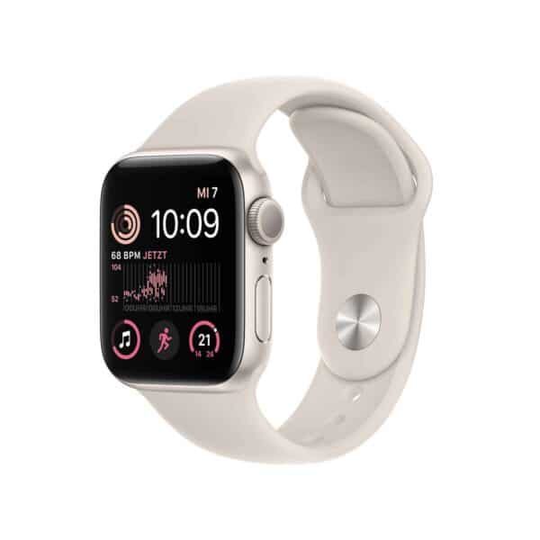 Apple Watch SE Aluminium 40mm Polarstern (Sportarmband polarstern) - 2022