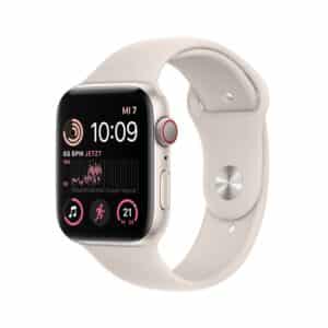 Apple Watch SE Aluminium Cellular 44mm Polarstern (Sportarmband polarstern) - 2022