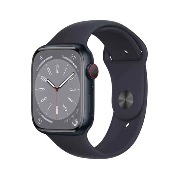 Apple Watch S8 Aluminium Cellular 45mm Mitternacht (Sportarmband mitternacht)