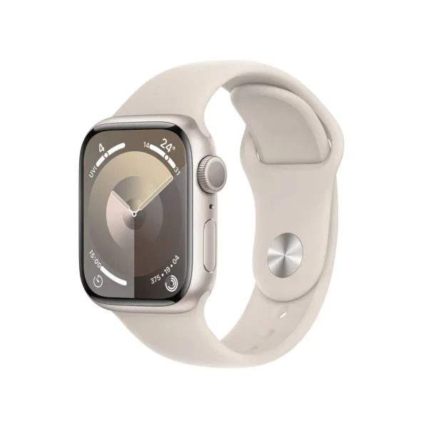 AppleWatch S9 Aluminium Cellular 45mm Polarstern (Sportarmband polarstern) S/M