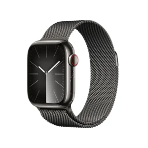 AppleWatch S9 Edelstahl Cellular 45mm Graphit (milanaise graphit)