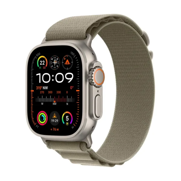 AppleWatch Ultra 2 Titanium Cellular 49mm (Alpine Loop oliv) Medium