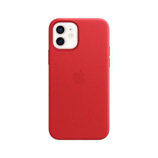 Apple iPhone 12/12 Pro Leder Case mit MagSafe - Rot